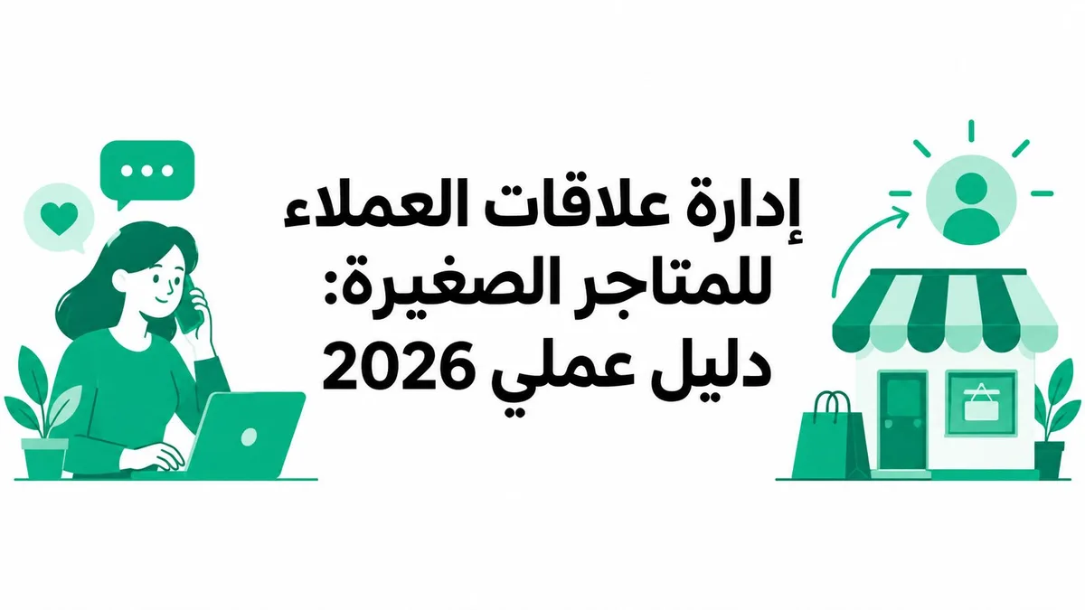 إدارة علاقات العملاء للمتاجر الصغيرة: دليل عملي 2026